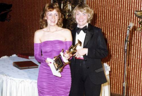 Mt. Clemens Race Track - 1980 Paulette Escalante And Cindy Winkler From Tom Sprotberry